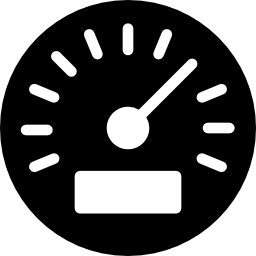Icon of a speedometer representing the unmatched speed at which Always A Way Auto Finance can navigate the credit application process. 